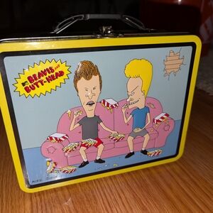 Beavis and Butt-Head Metal Lunch Box - Yellow